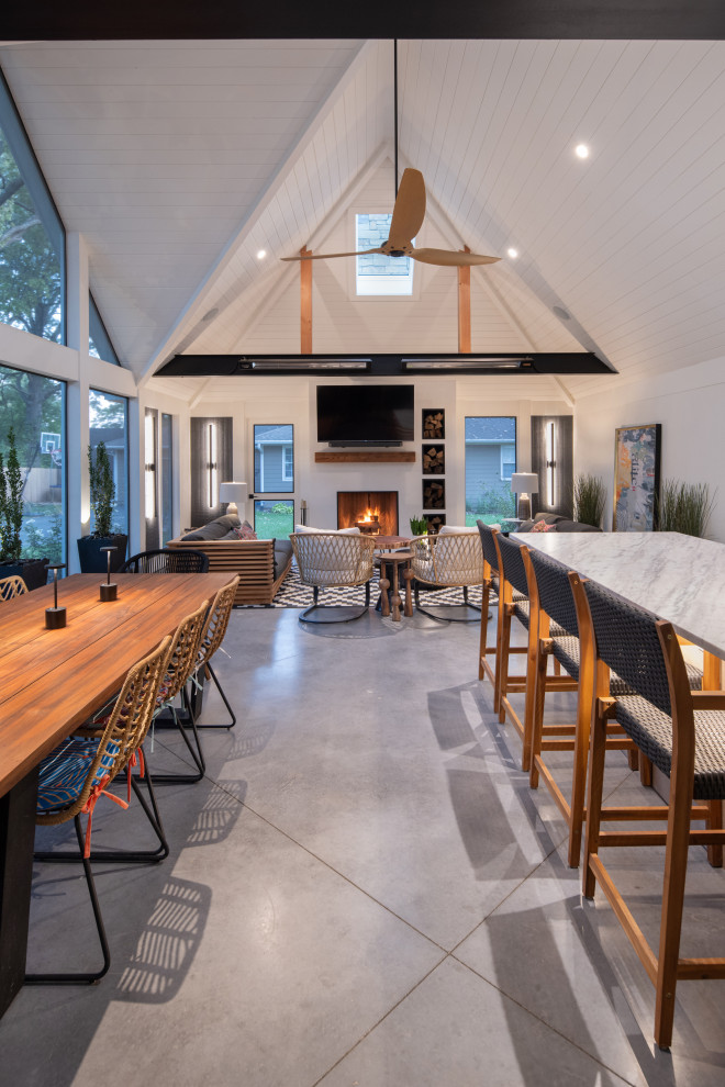 Prairie Village Screen Porch and Interior Transformation