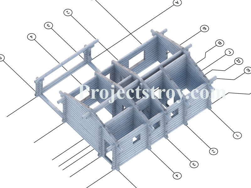 Сауна дом из лафета