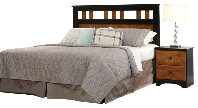 Standard Furniture Steel wood 2-Piece Panel Headboard Bedroom Set