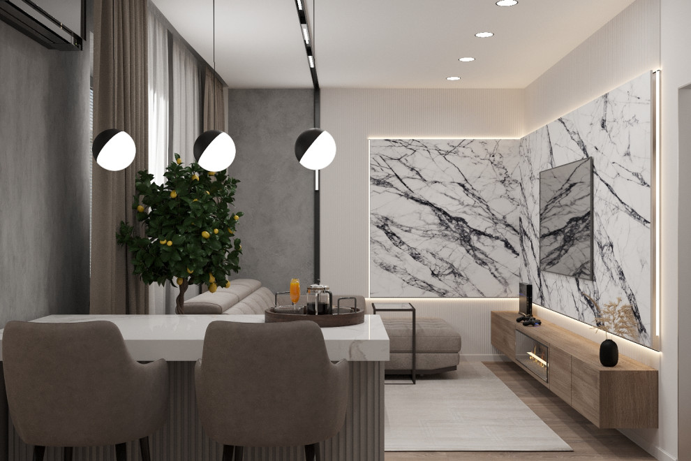 Лаконичный минимализм для молодой семьи