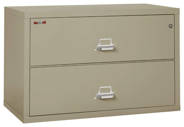 Fireking Fireproof Lateral File Cabinet 2 Drawers Contemporary Filing Cabinets By Fire King International Llc