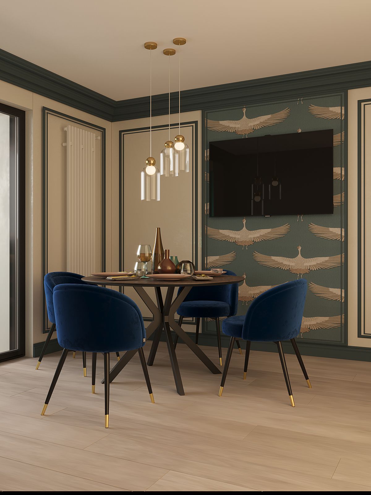 Кухня из проекта "Рай цвета грозового неба"