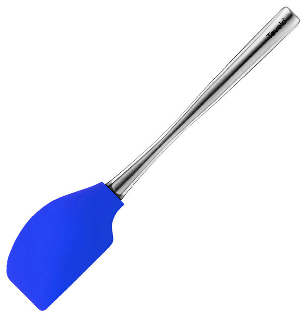 Tovolo Stainless Steel Handle Silicone Spatula Red Contemporary Tovolo Stainless Steel Handle Silicone Spatula Stratus Blue