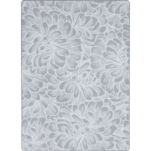 New Bloom 10'9"x13'2" Area Rug, Sterling