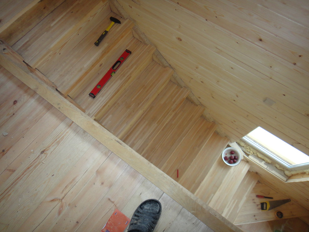 Отделка дома рядом с баней