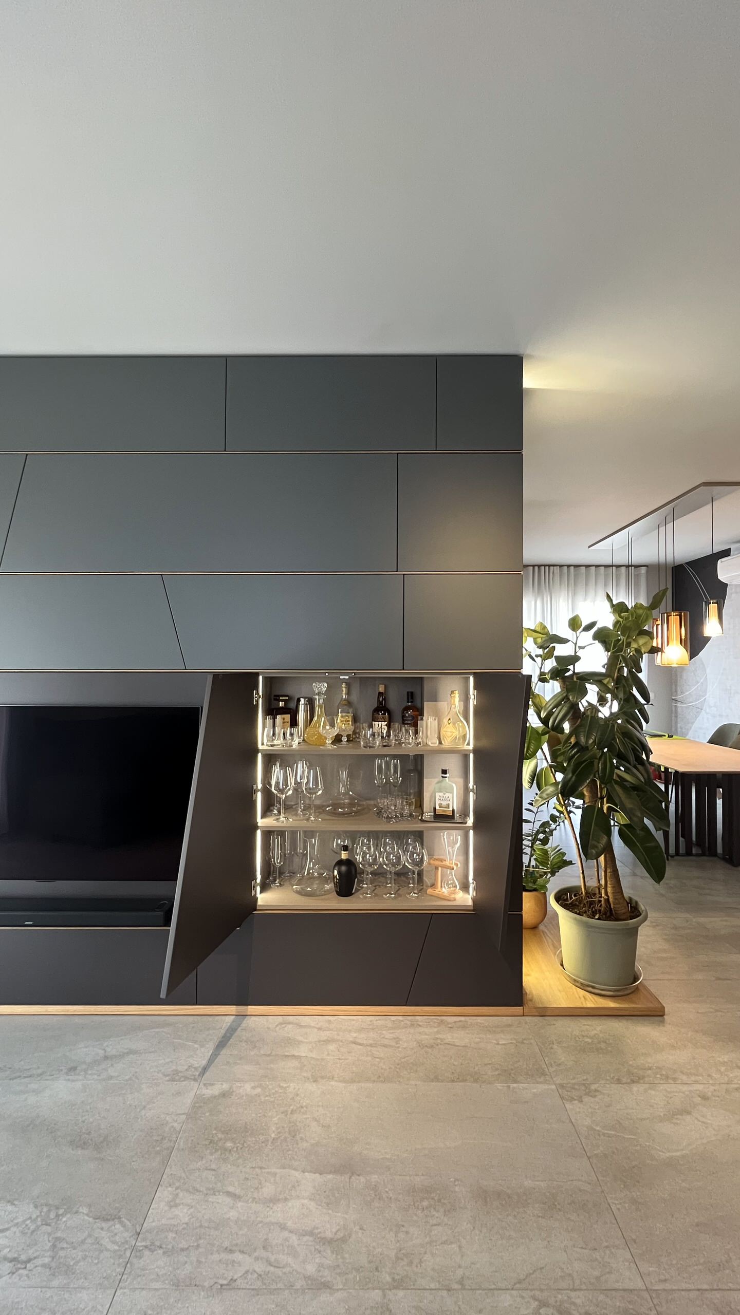 Restyling interni zona living | Modern Design | 70 MQ
