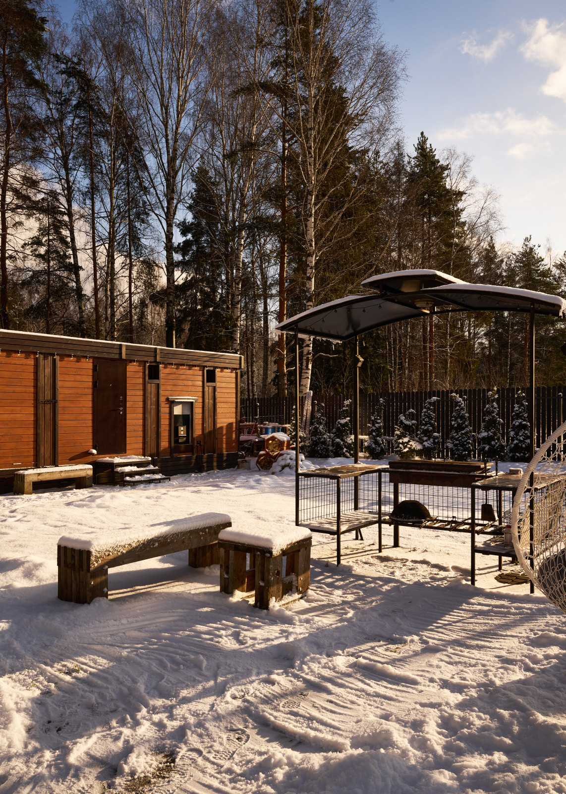 Съемка дома для отдыха. Крокусы. Санкт-Петербург