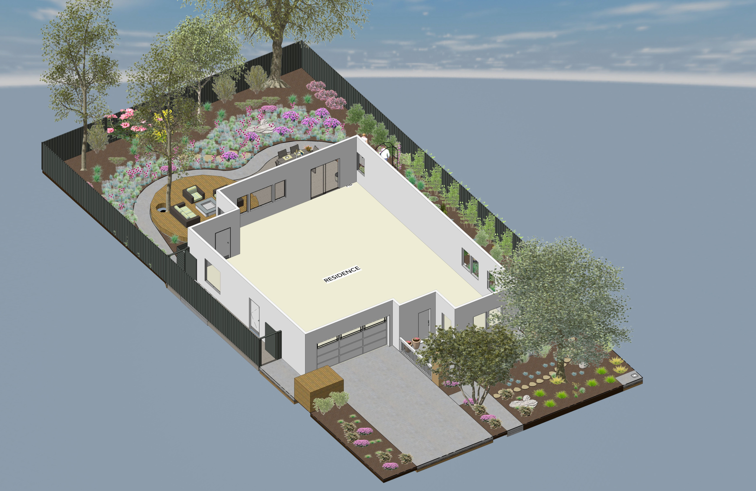 Curated Outdoor Living: Front, Back & Side Yard Design
