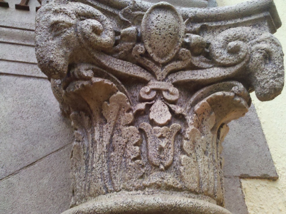 Faux stone finish