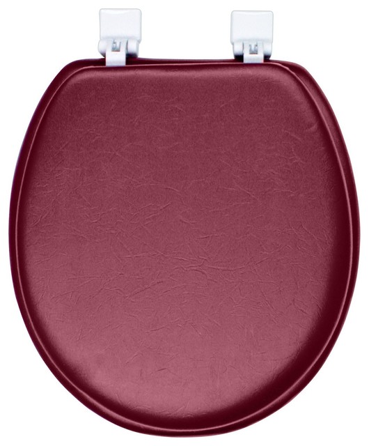 Cushion Soft Padded Toilet Seats, Standard Size Round Contemporary