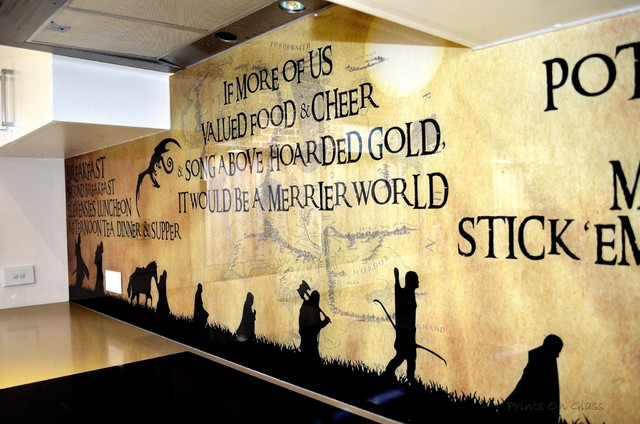 Glass Splashback - Lord Of The Rings Themed - Sydney - by Prints On Glass |  Houzz