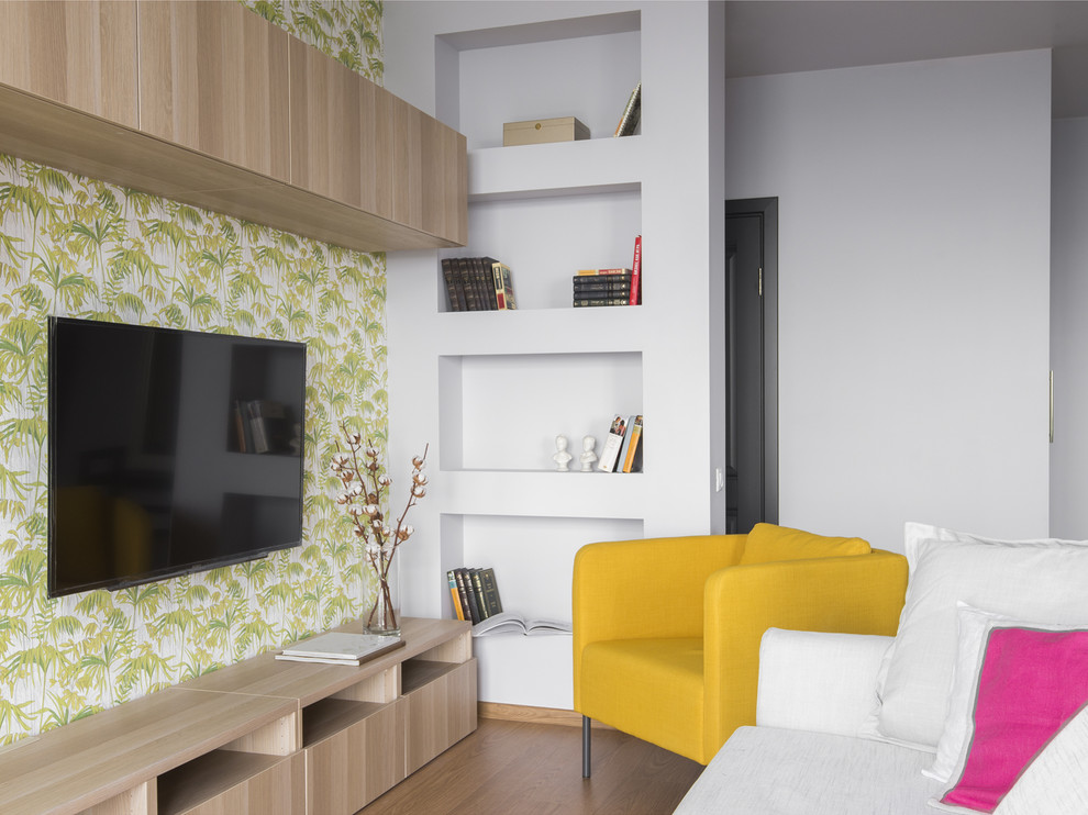 Легкий современный интерьер в ЖК Крылатский