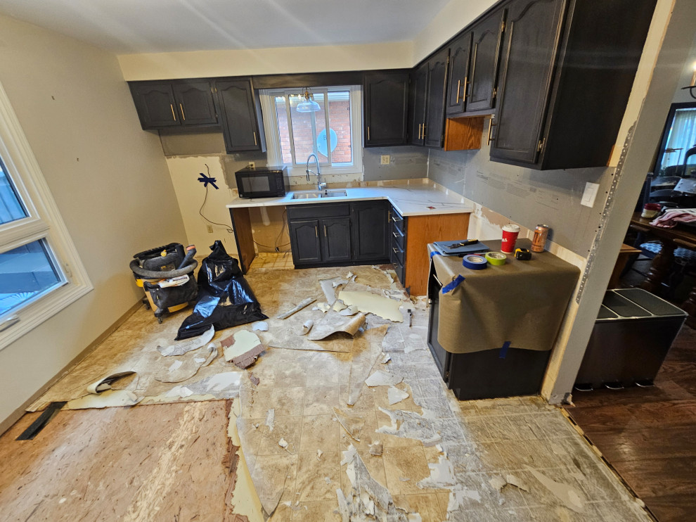 Kitchen Remodel (Floors & Backsplash)