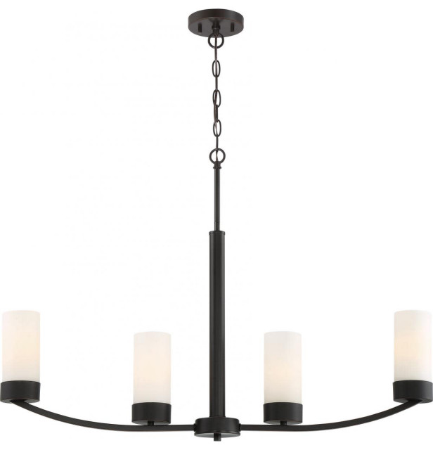Nuvo Lighting 60/6328 4 Light 35/8"W Linear Chandelier Transitional