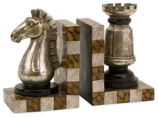 Chess Bookends - Set of 2