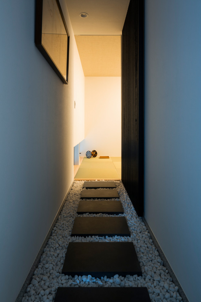Inspiration for a modern hallway remodel in Tokyo
