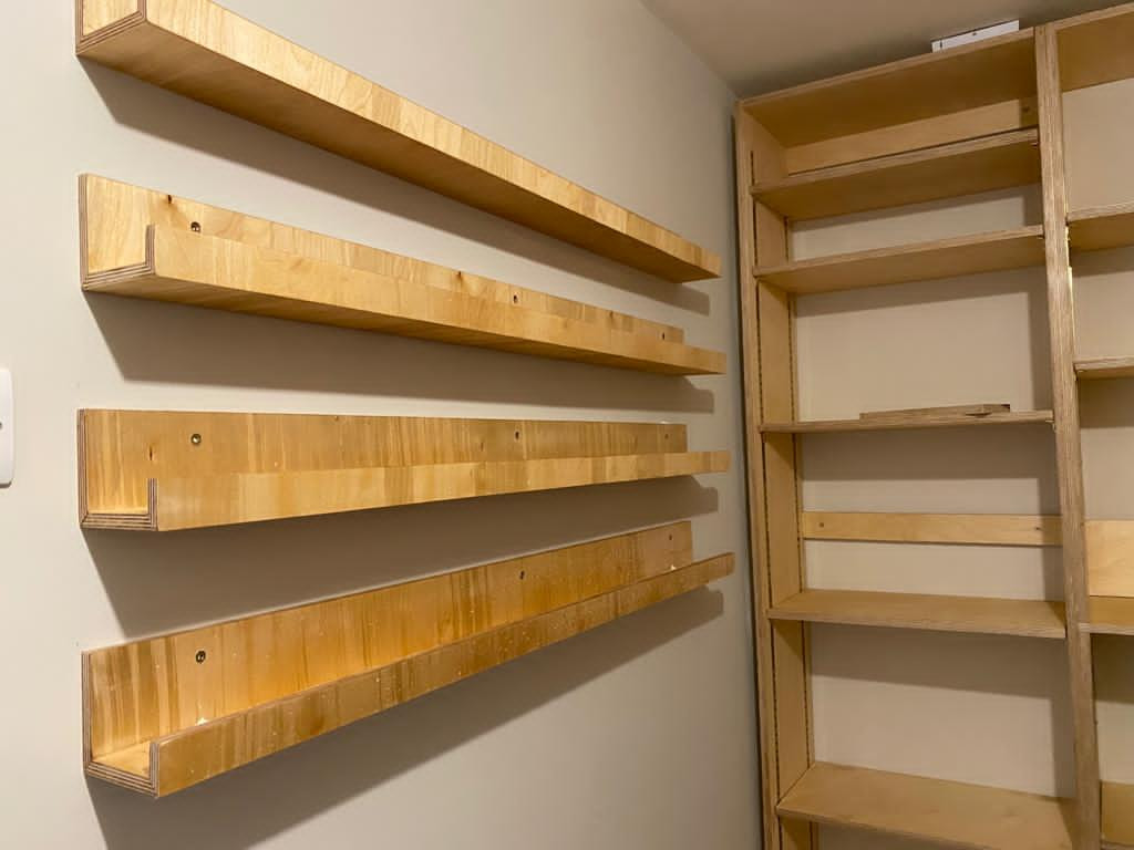 Bespoke Birch Ply Larder, Design & Build