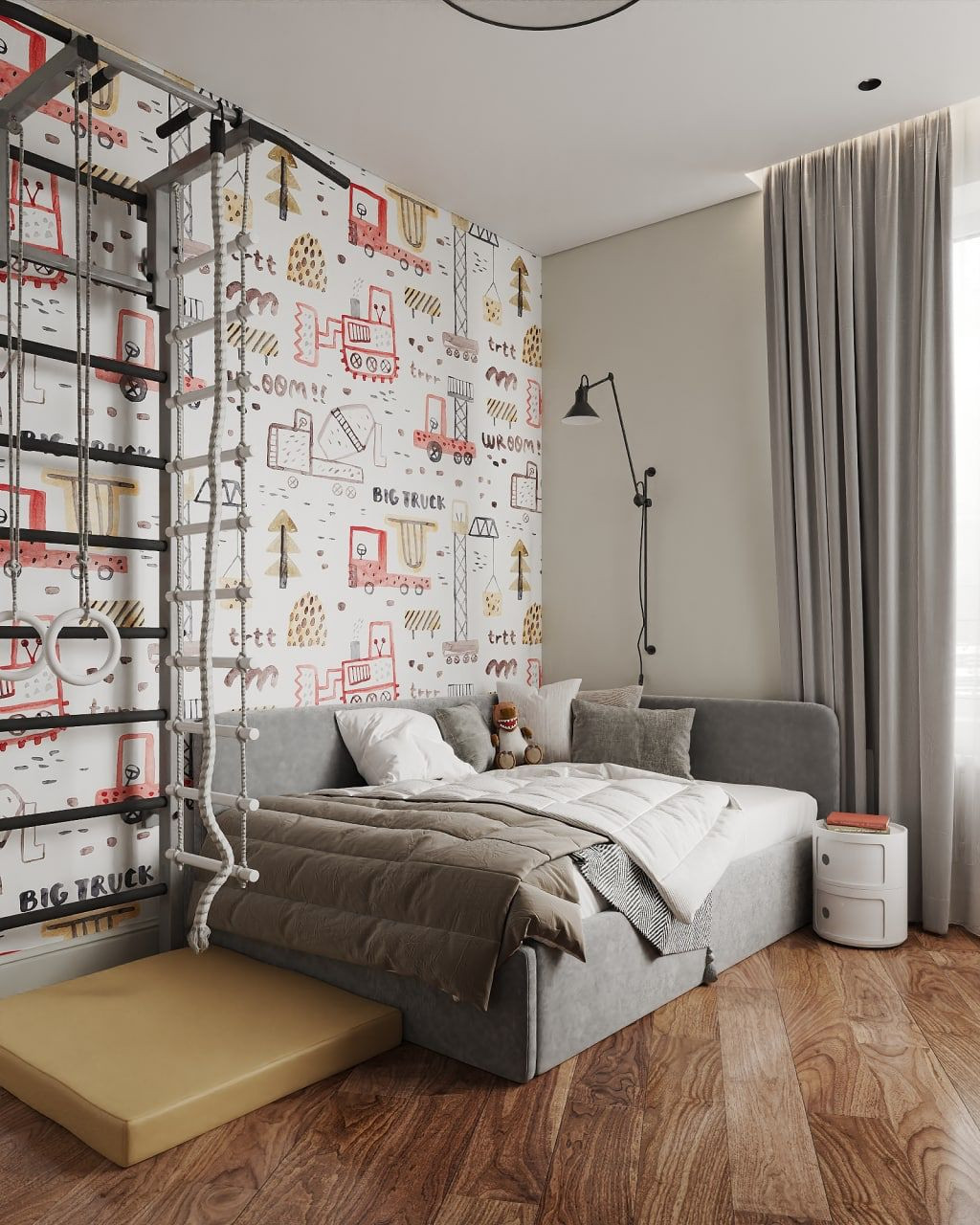 Раменки. Элегантный минимализм для молодой семьи