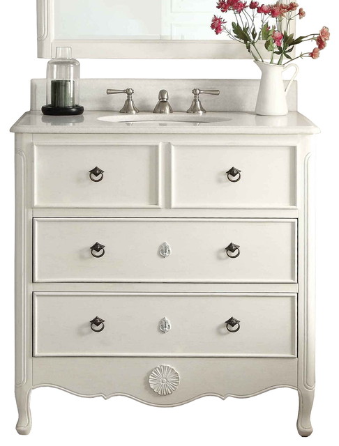 Distressed Rustic Farmhouse Bathroom Vanity Traditional Bathroom Vanities And Sink Consoles By Chans Furniture