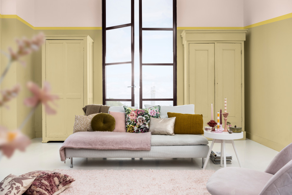 Design ideas for a romantic living room in Berkshire.