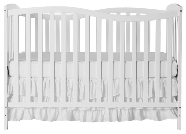 Dream On Me Chelsea 5-in-1 Convertible Crib, White