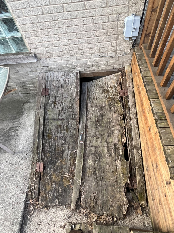 Cellar Door Replacement - Before