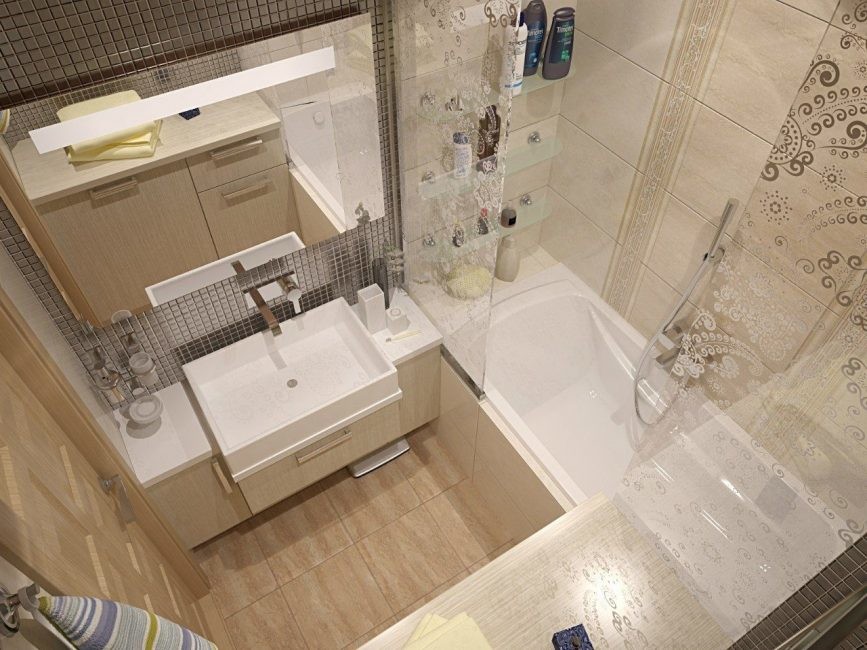 Дизайн маленькой ванной комнаты: рекомендации по обустройству и реальные фото примеры
