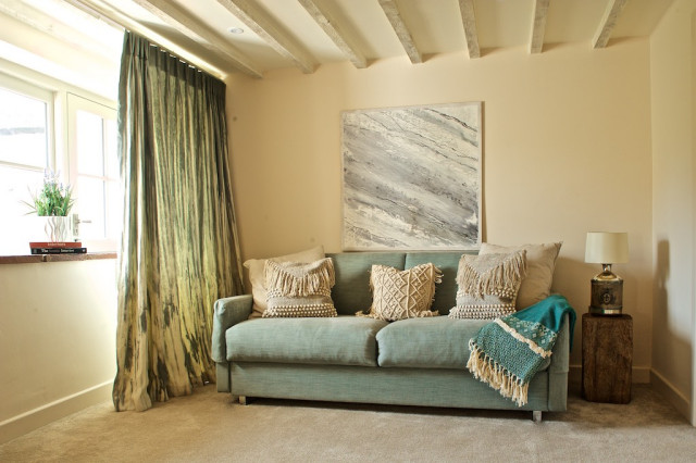 Rustic Devon rustic-living-room