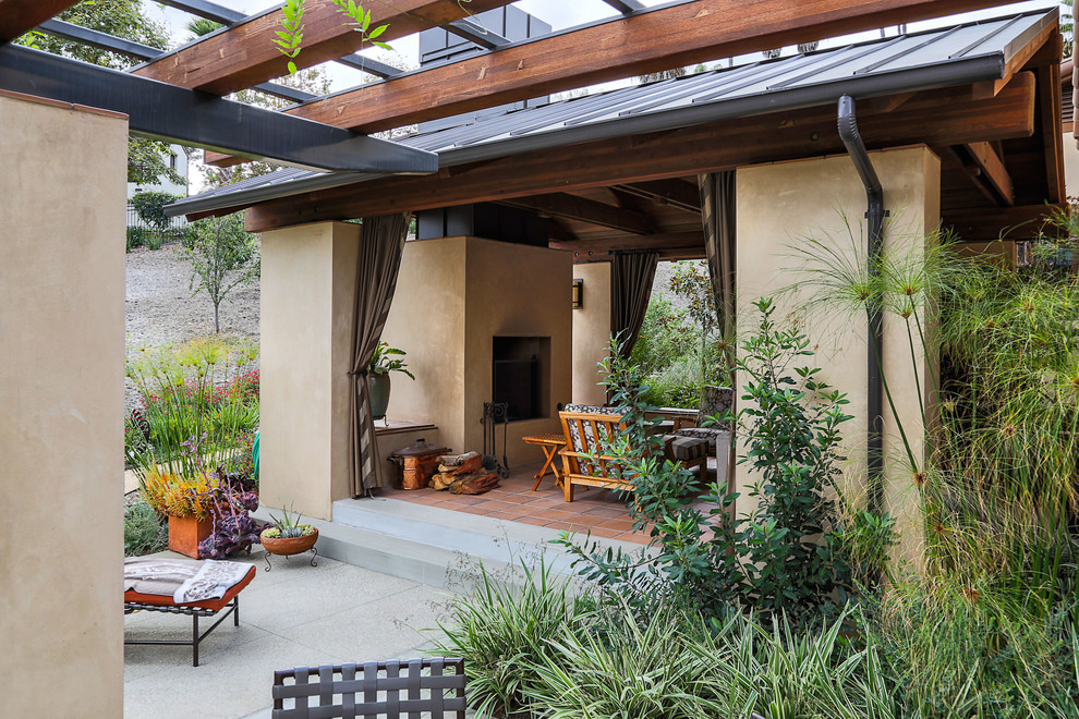 Inspiration for a mediterranean patio in Orange County.