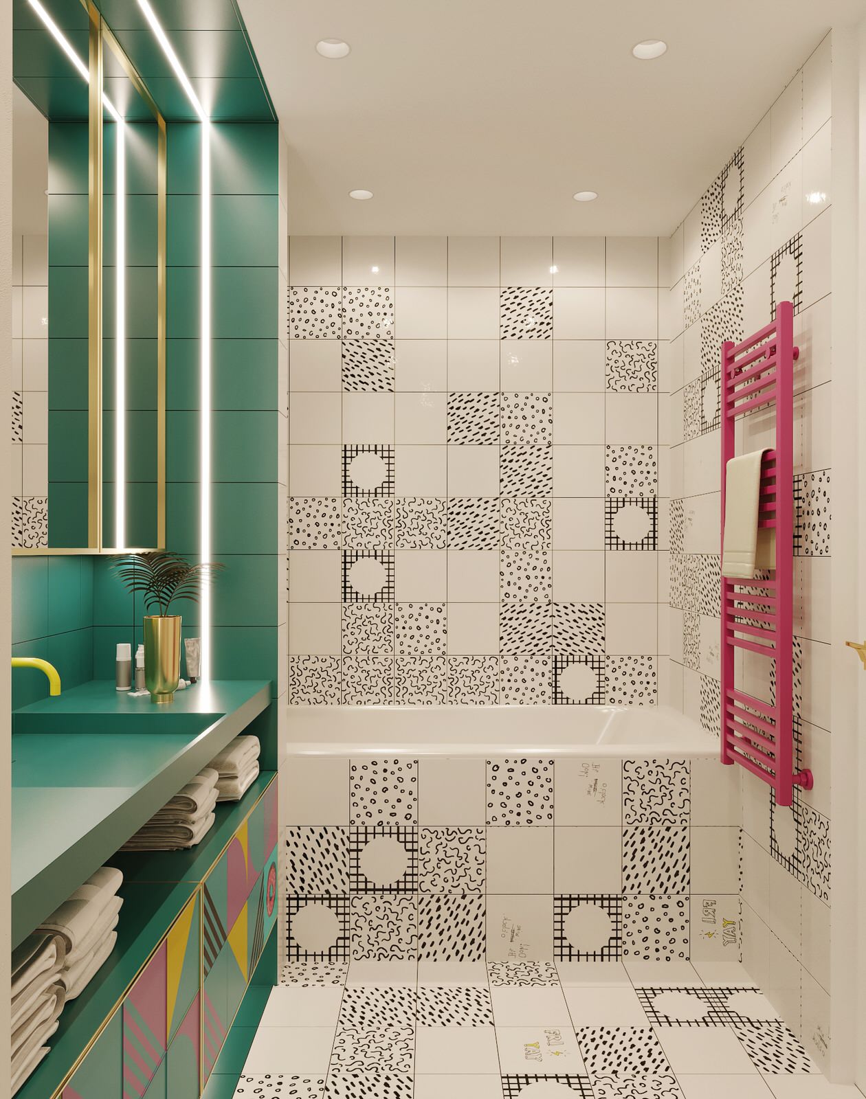 Ванная. Квартира в ЖК "МИД"