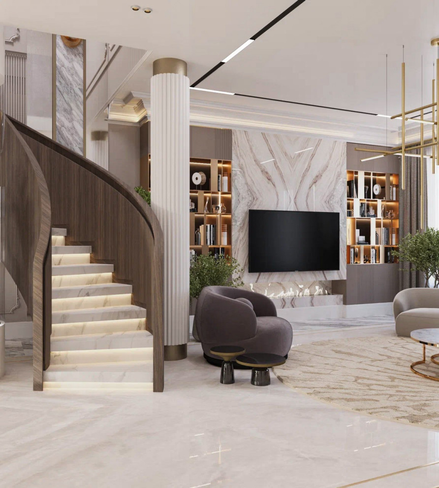 Проект "Бархат", интерьеры таунхауса