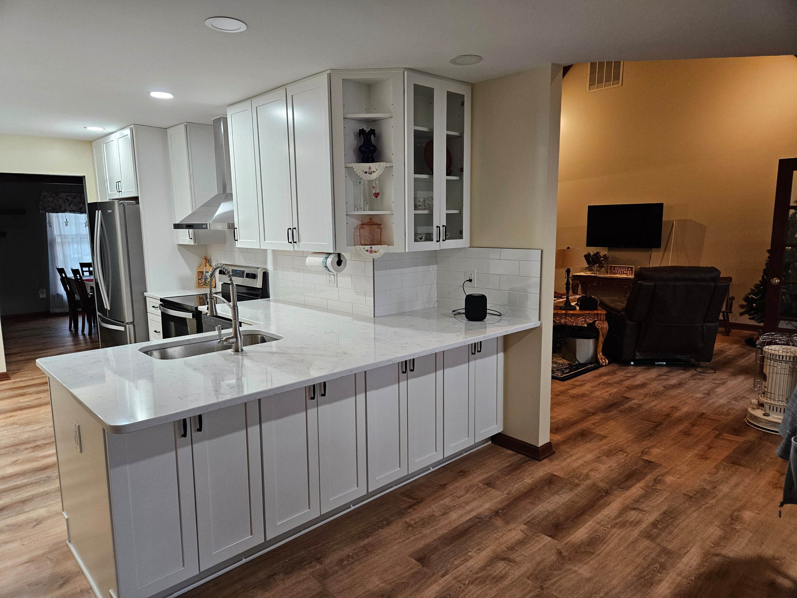 White Modern Kitchen Update
