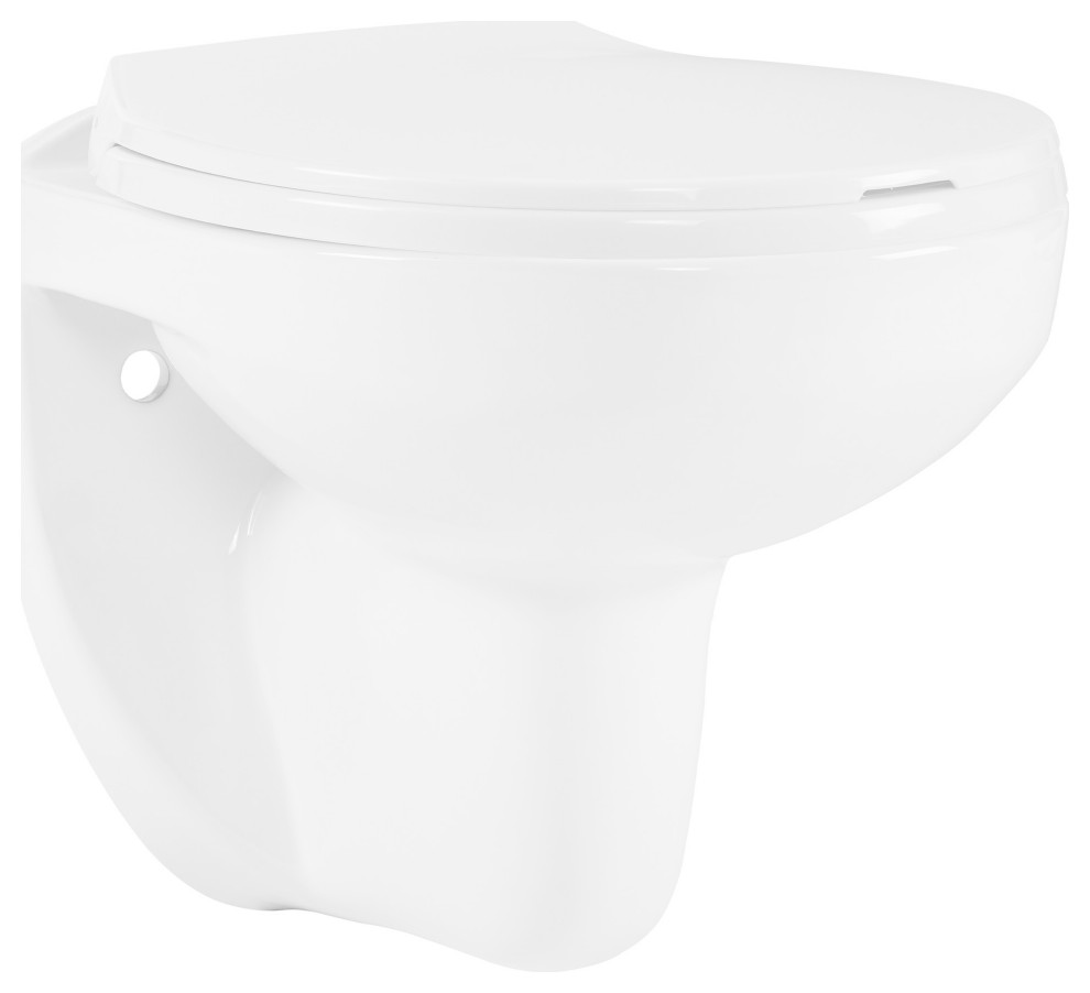 Barclay WallHung Elongated Toilet Bowl Modern Toilets by Swiss