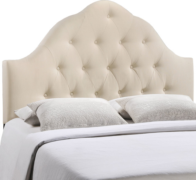 Modway Furniture Sovereign Full Fabric Headboard, Ivory