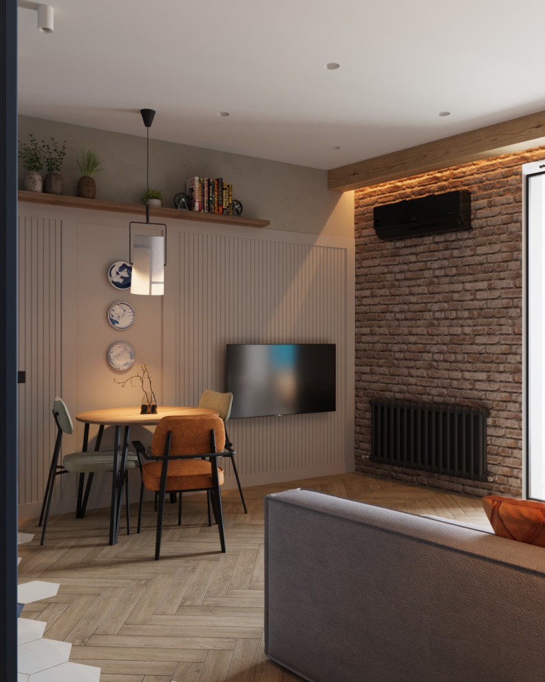 Проект квартиры для девушки 67 кв.м