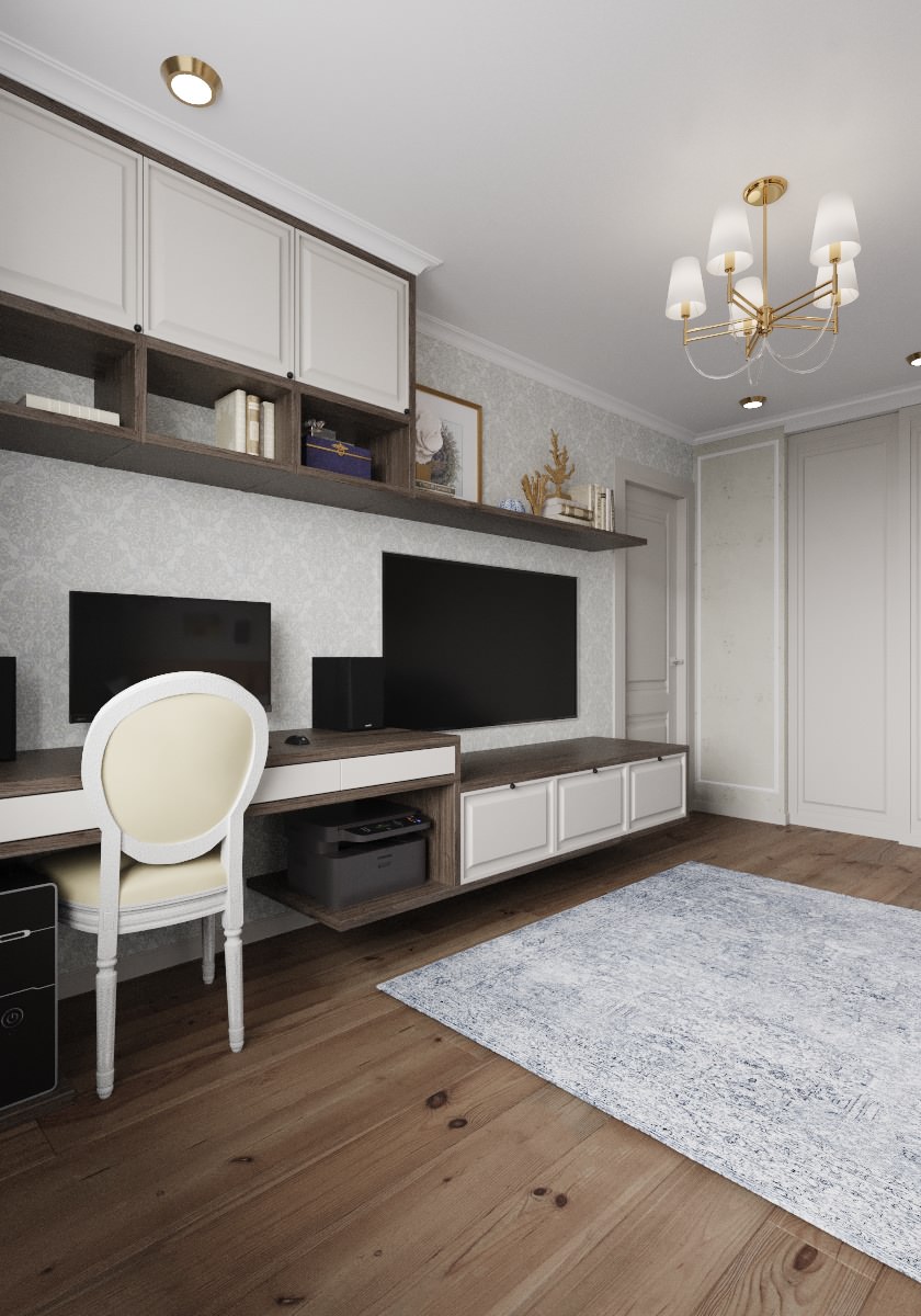 Однокомнатная квартира  34 м2