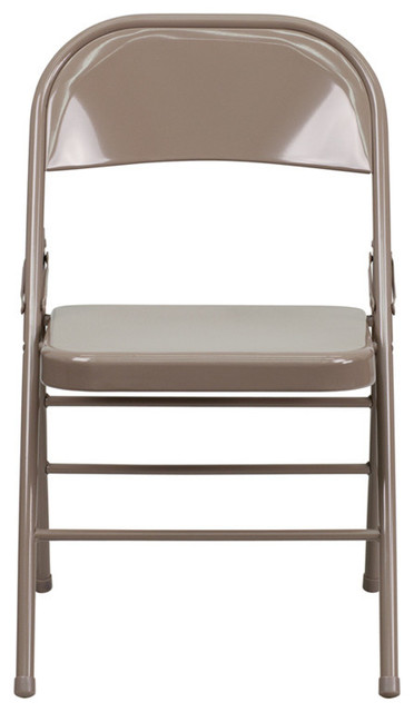 Hercules Triple Braced And Double Hinged Metal Folding Chair Hercules Triple Braced And Double Hinged Metal Folding Chair Contemporary Outdoor Chairs By Virventures