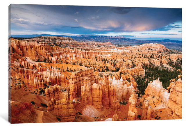 "Last Light, Bryce Canyon" Gallery Wrapped Canvas Art Print, 26x18x1.5"