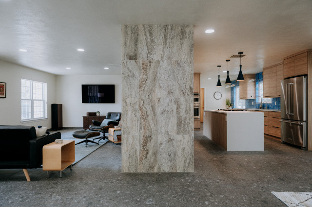 Midcentury Modern Makeover mid-century-kueche
