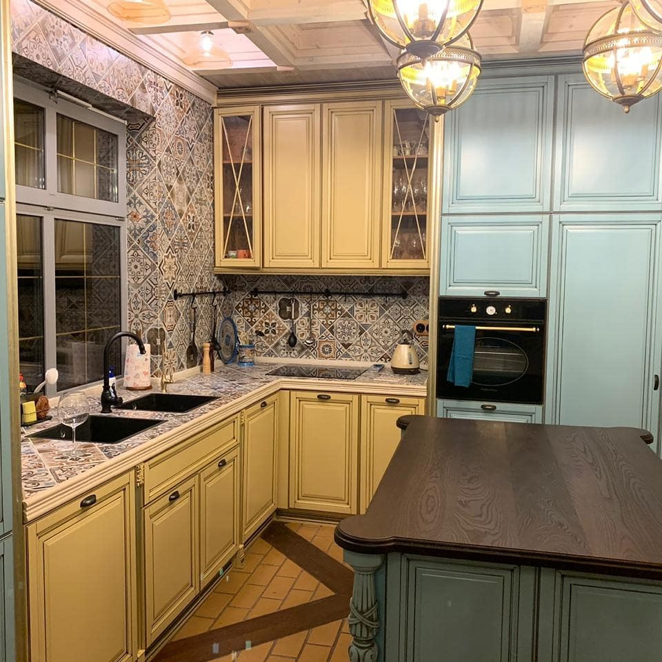 Kitchen in Moscow.