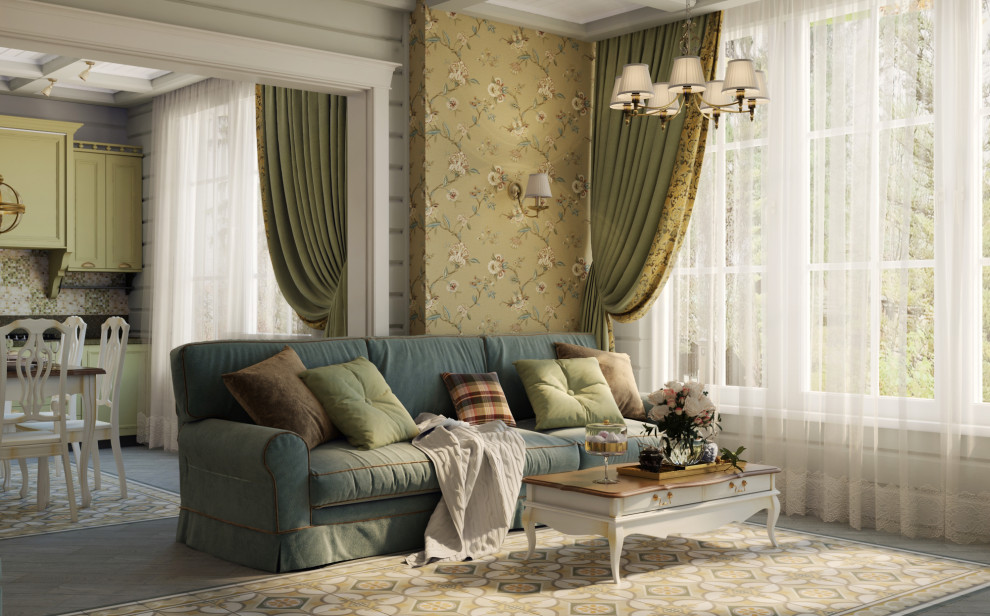 Дом из клееного бруса.