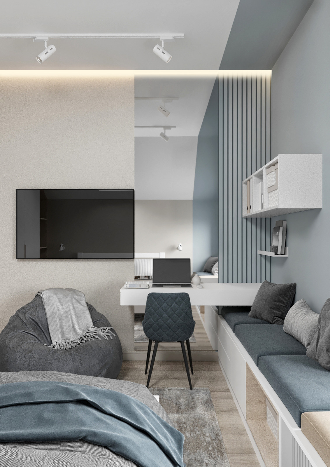 Проект двухэтажного частного дома 150 кв.м.