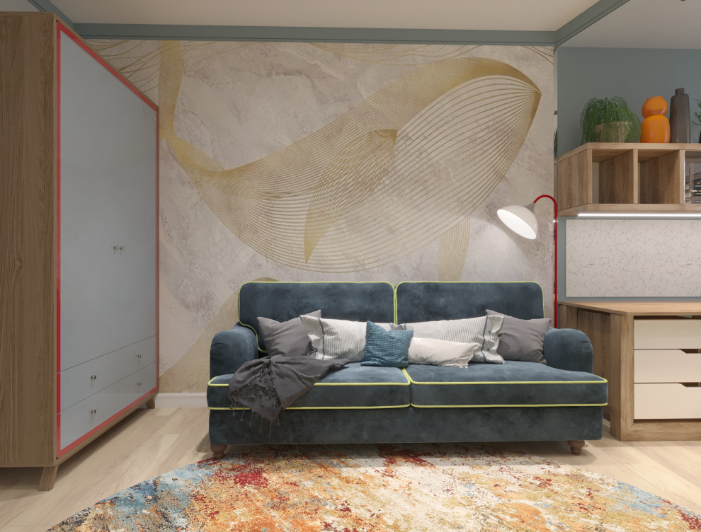 Дизайн-проект  интерьера трехкомнатной квартиры в стиле НЕОклассика