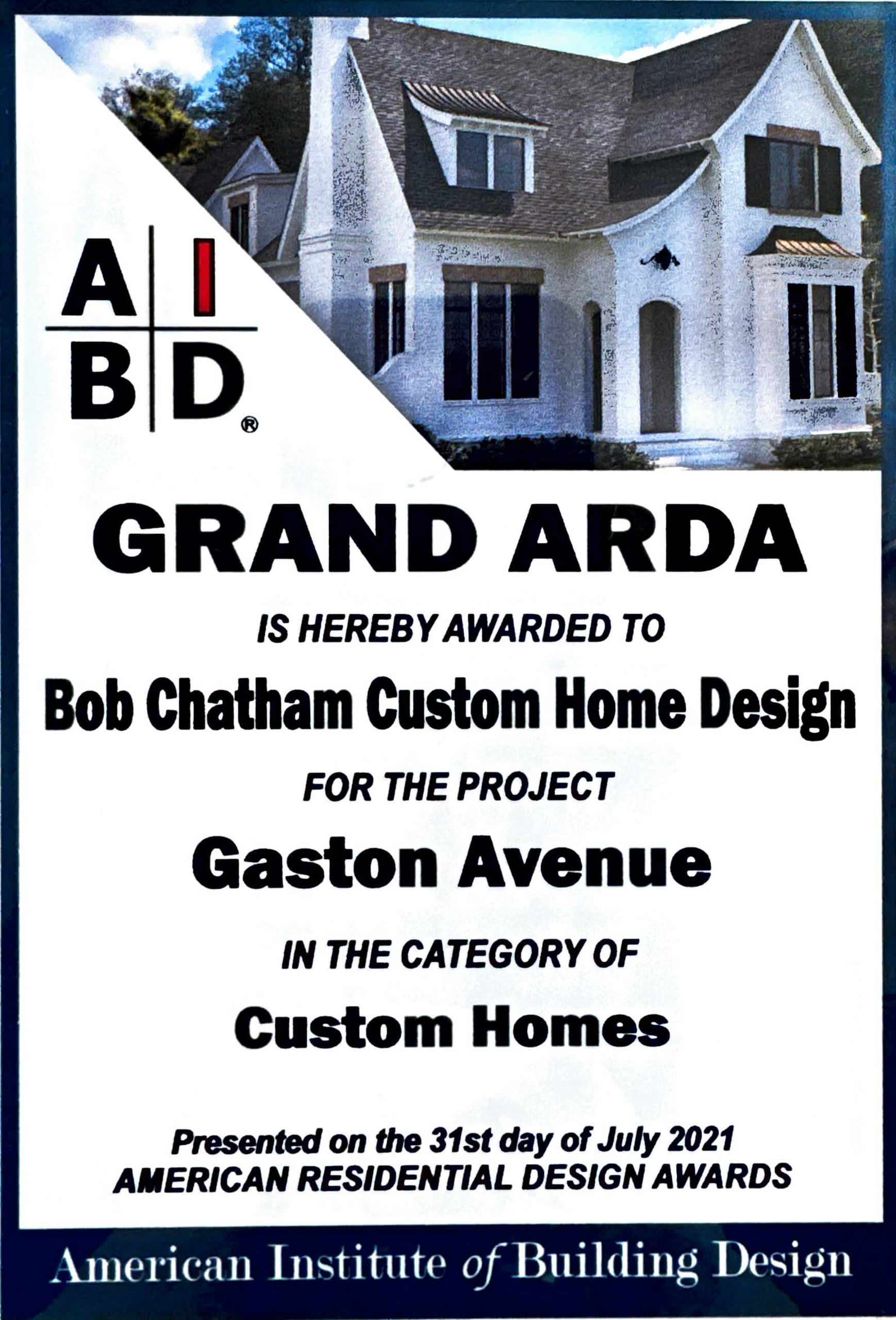 GRAND ARDA - GASTON AVE -2021