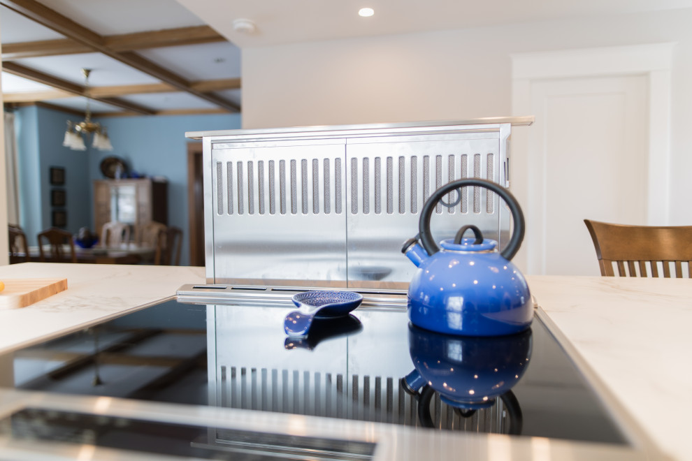 Transitional kitchen photo in Toronto