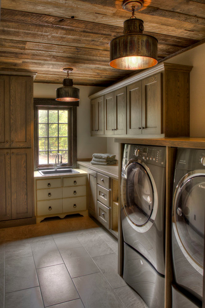 Inspiration for a country laundry room in Minneapolis.