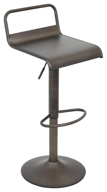 Lumisource Emery Barstool, Antique Finish