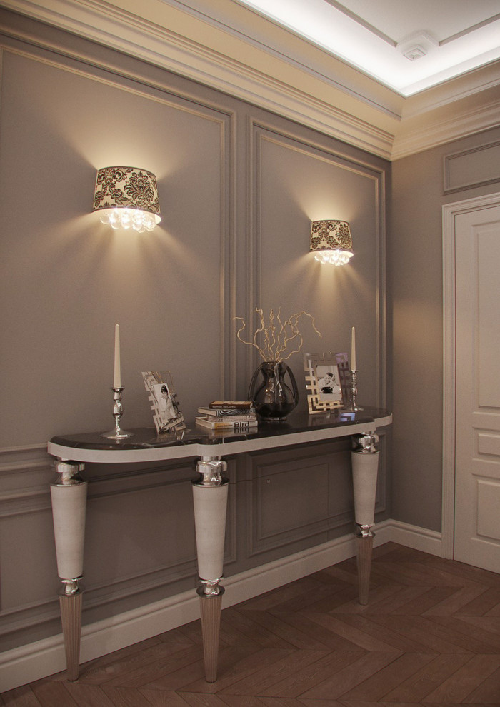 3х уровневая квартира в стиле современная классика