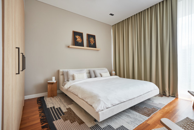 Three Three Robin transitional-bedroom