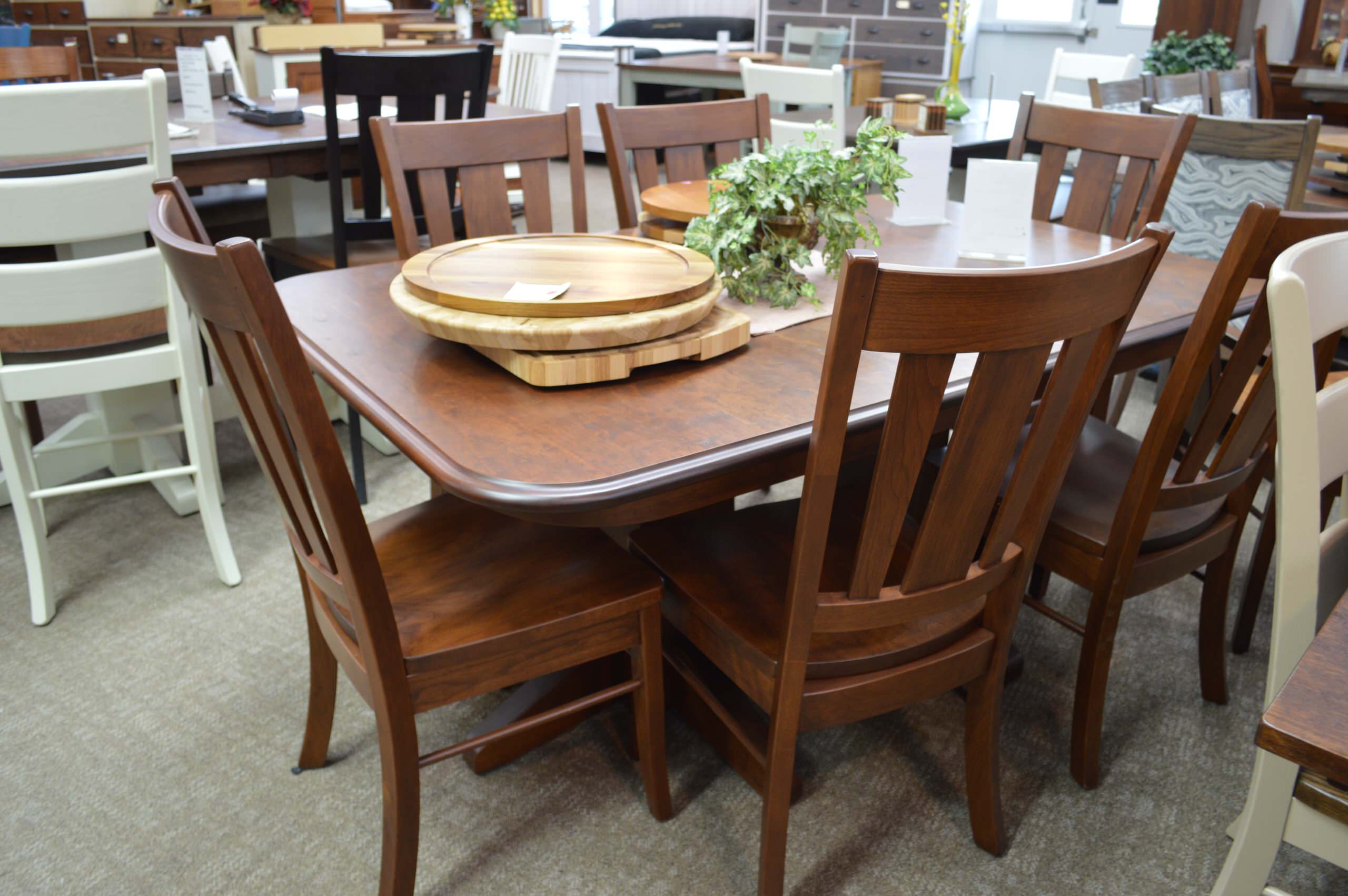 Hand planed cherry Dining set